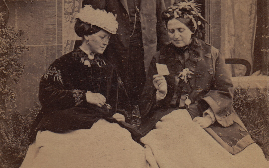 Anna Koch with Edward and Marie Thring; the sisters brought music to Uppingham from Bonn